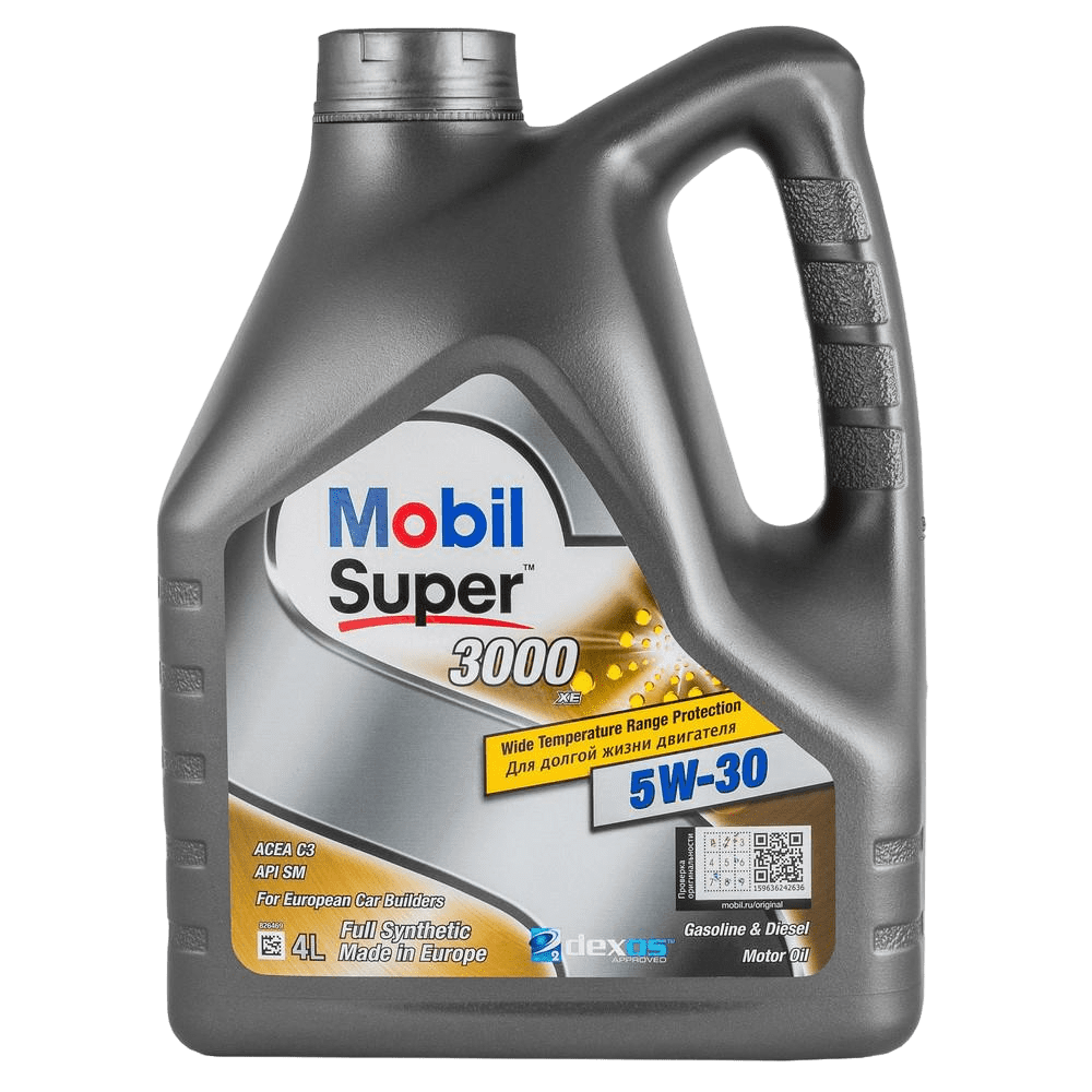 Моторное масло Mobil Super 3000 XE 5W-30, 4л